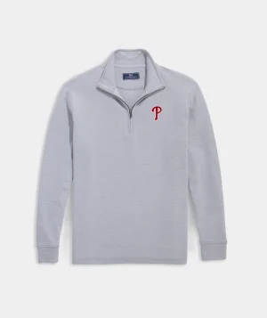 Vineyard Vines Women's Cincinnati Reds Dreamcloth&reg; Shep Shirt&trade; Light Gray Heather Flash Sale