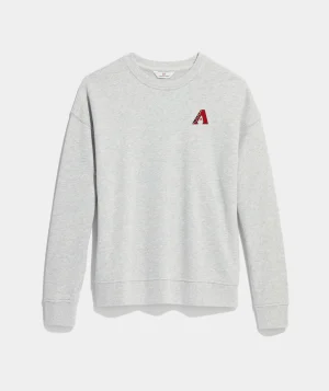 Vineyard Vines Women's Cleveland Guardians Cashmere Crewneck Vineyard Navy Clearance