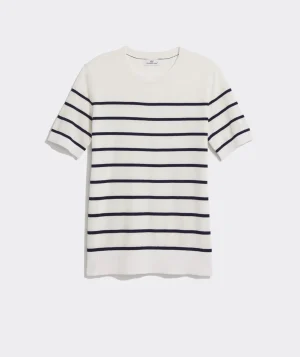 Vineyard Vines Women's Limited-Edition Head Of The Charles® Intarsia Tipped Cashmere Sweater Marshmallow Cheap