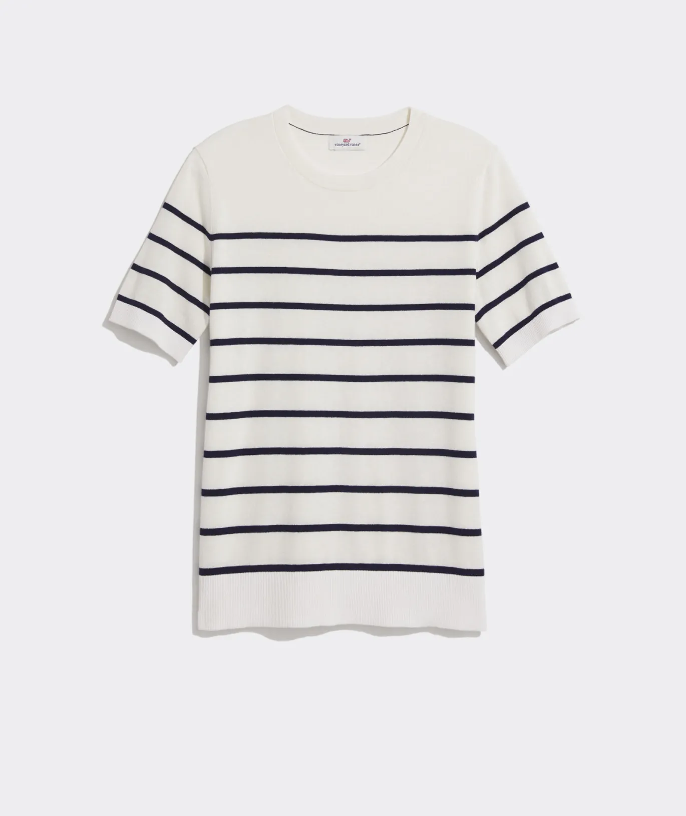 Vineyard Vines Women's Limited-Edition Head Of The Charles® Intarsia Tipped Cashmere Sweater Marshmallow Cheap